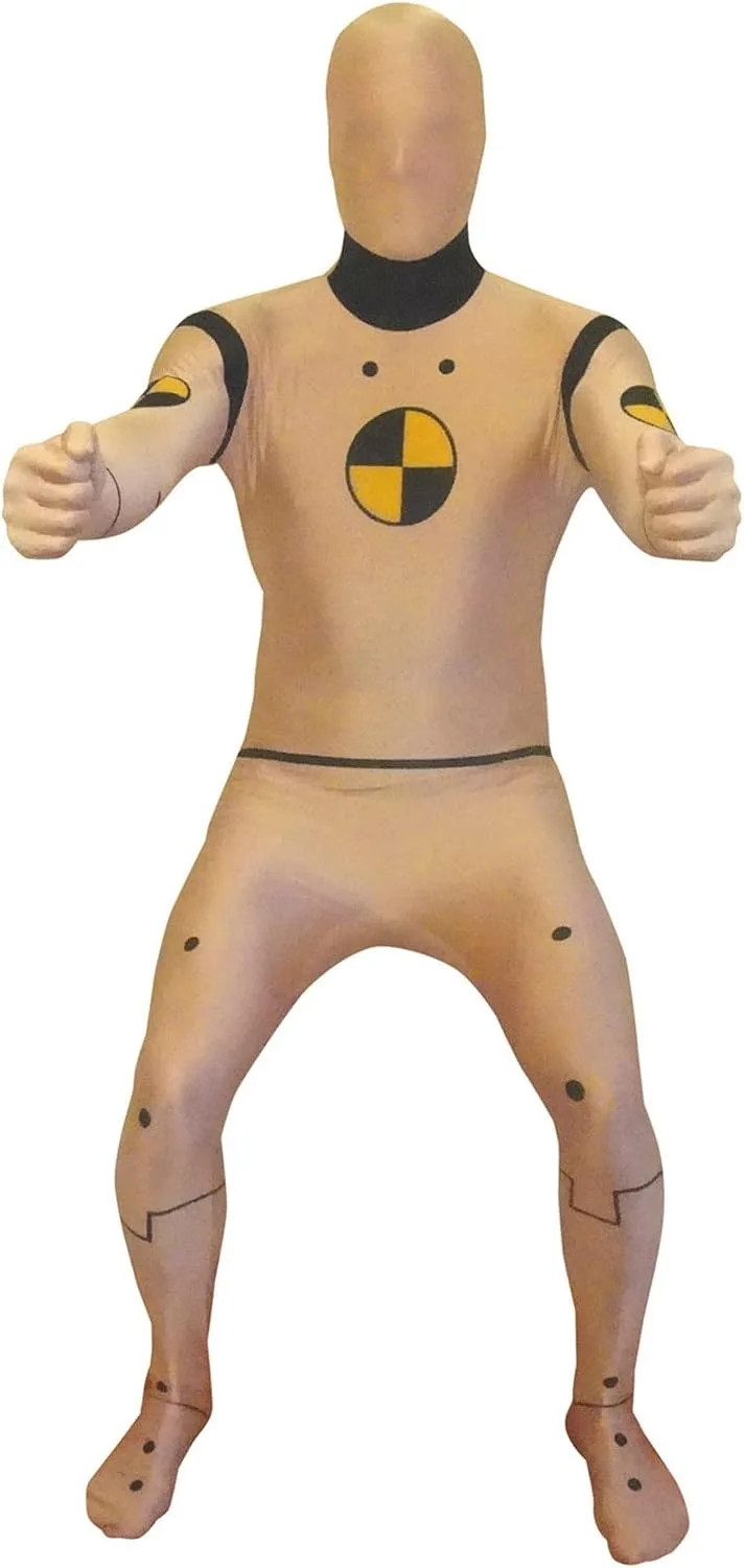 Morphsuits Crash Test Dummy Costume, Crash Test Dummy Morphsuit Adult